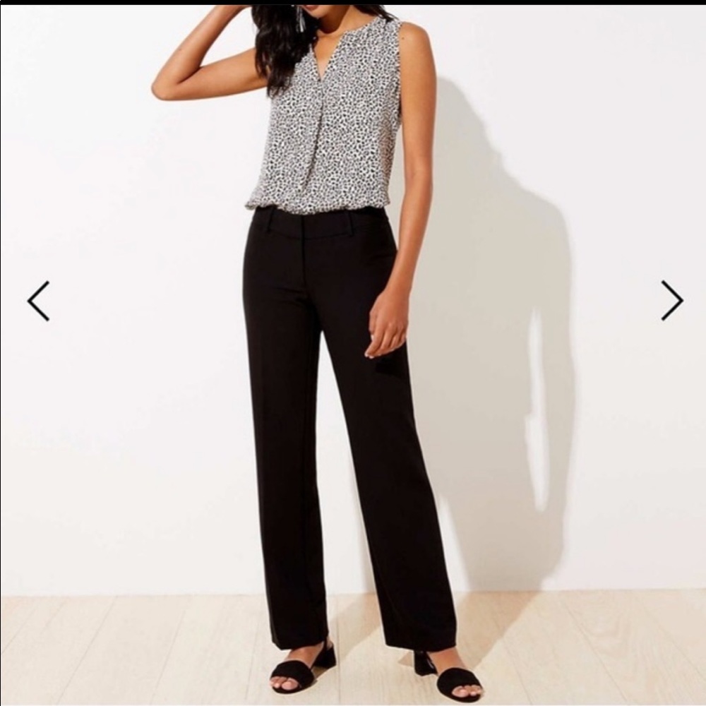 LOFT Marisa Straight Trouser Pant